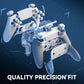 eXtremeRate Beyond-ARC Full Set Shell Buttons with 6-in-1 Swappable Thumbsticks for PS5 Edge Controller - White
