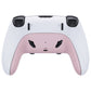 eXtremeRate Replacement Top Bottom Decorative Trim Shell Compatible with PS5 Edge Controller - Cherry Blossoms Pink