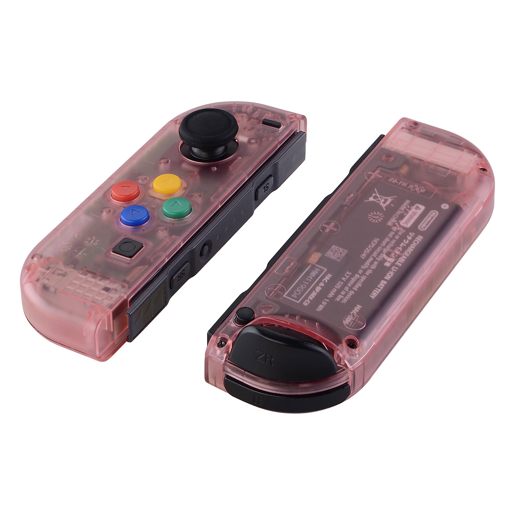 eXtremeRate Cherry Pink for Joycon Handheld Controller Housing