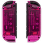eXtremeRate Replacement Full Set Shell Case with Buttons for Joycon of NS Switch - Clear Candy Pink