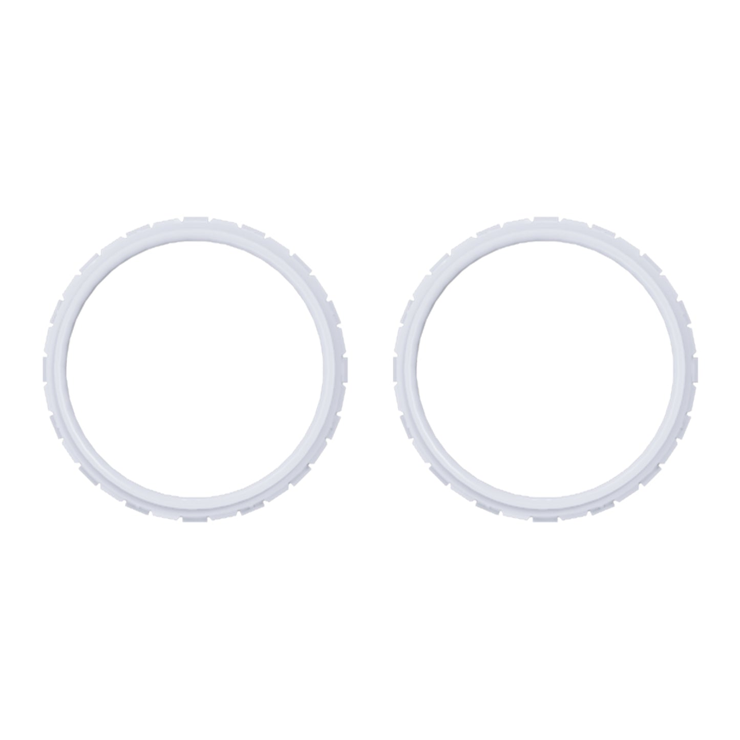 eXtremeRate Custom Replacement Accent Rings for PS5 Controller - Original White eXtremeRate