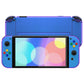 eXtremeRate Custom Replacement Full Set Shell with Buttons for Nintendo Switch OLED - Chameleon Purple Blue