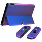eXtremeRate Custom Replacement Full Set Shell with Buttons for Nintendo Switch OLED - Chameleon Purple Blue