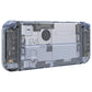 eXtremeRate Custom Replacement Full Set Shell with Buttons for Nintendo Switch OLED - Crystal Clear Glacier Blue eXtremeRate