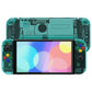 eXtremeRate Custom Replacement Full Set Shell with Buttons for Nintendo Switch OLED - Crystal Emerald Green