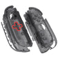 eXtremeRate D-Pad Version Replacement Full Set Shell Case with Buttons for Joycon 2 of Nintendo Switch 2 - Deluxe Version - Clear Slate Black