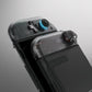 eXtremeRate D-Pad Version Replacement Full Set Shell Case with Buttons for Joycon 2 of Nintendo Switch 2 - Deluxe Version - Clear Slate Black