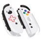 eXtremeRate D-Pad Version Replacement Full Set Shell Case with Buttons for Joycon 2 of Nintendo Switch 2 - Deluxe Version - White