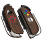 eXtremeRate D-Pad Version Replacement Full Set Shell Case with Buttons for Joycon 2 of Nintendo Switch 2 - Deluxe Version - Wood Grain