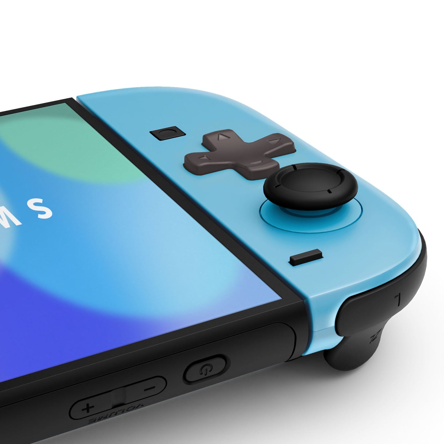 eXtremeRate D-Pad Version Replacement Full Set Shell Case with Buttons for Joycon 2 of Nintendo Switch 2 - Essence Version - Blue & Orange