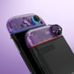 eXtremeRate D-Pad Version Replacement Full Set Shell Case with Buttons for Joycon 2 of Nintendo Switch 2 - Essence Version - Clear Atomic Purple