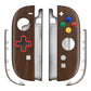 eXtremeRate D-Pad Version Replacement Full Set Shell Case with Buttons for Joycon 2 of Nintendo Switch 2 - Essence Version - Wood Grain
