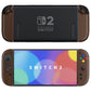 eXtremeRate D-Pad Version Replacement Full Set Shell Case with Buttons for Joycon 2 of Nintendo Switch 2 - Essence Version - Wood Grain