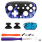 eXtremeRate DIY Replacement Faceplate Shell with Thumbsticks for Nintendo Switch 2 Pro Controller - Blue Flame