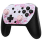eXtremeRate DIY Replacement Faceplate Shell with Thumbsticks for Nintendo Switch 2 Pro Controller - Cherry Blossom Whisper