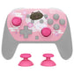 eXtremeRate DIY Replacement Faceplate Shell with Thumbsticks for Nintendo Switch 2 Pro Controller - Cherry Blossoms Kitten