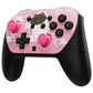eXtremeRate DIY Replacement Faceplate Shell with Thumbsticks for Nintendo Switch 2 Pro Controller - Cherry Blossoms Kitten