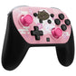 eXtremeRate DIY Replacement Faceplate Shell with Thumbsticks for Nintendo Switch 2 Pro Controller - Cherry Blossoms Kitten