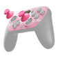 eXtremeRate DIY Replacement Faceplate Shell with Thumbsticks for Nintendo Switch 2 Pro Controller - Cherry Blossoms Kitten