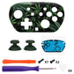 eXtremeRate DIY Replacement Faceplate Shell with Thumbsticks for Nintendo Switch 2 Pro Controller - Green Weeds