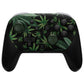 eXtremeRate DIY Replacement Faceplate Shell with Thumbsticks for Nintendo Switch 2 Pro Controller - Green Weeds