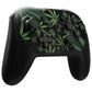 eXtremeRate DIY Replacement Faceplate Shell with Thumbsticks for Nintendo Switch 2 Pro Controller - Green Weeds