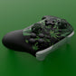 eXtremeRate DIY Replacement Faceplate Shell with Thumbsticks for Nintendo Switch 2 Pro Controller - Green Weeds