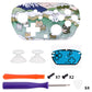 eXtremeRate DIY Replacement Faceplate Shell with Thumbsticks for Nintendo Switch 2 Pro Controller - Hot Spring Kitties