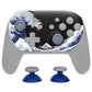 eXtremeRate DIY Replacement Faceplate Shell with Thumbsticks for Nintendo Switch 2 Pro Controller - The Great Wave Off Kanagawa