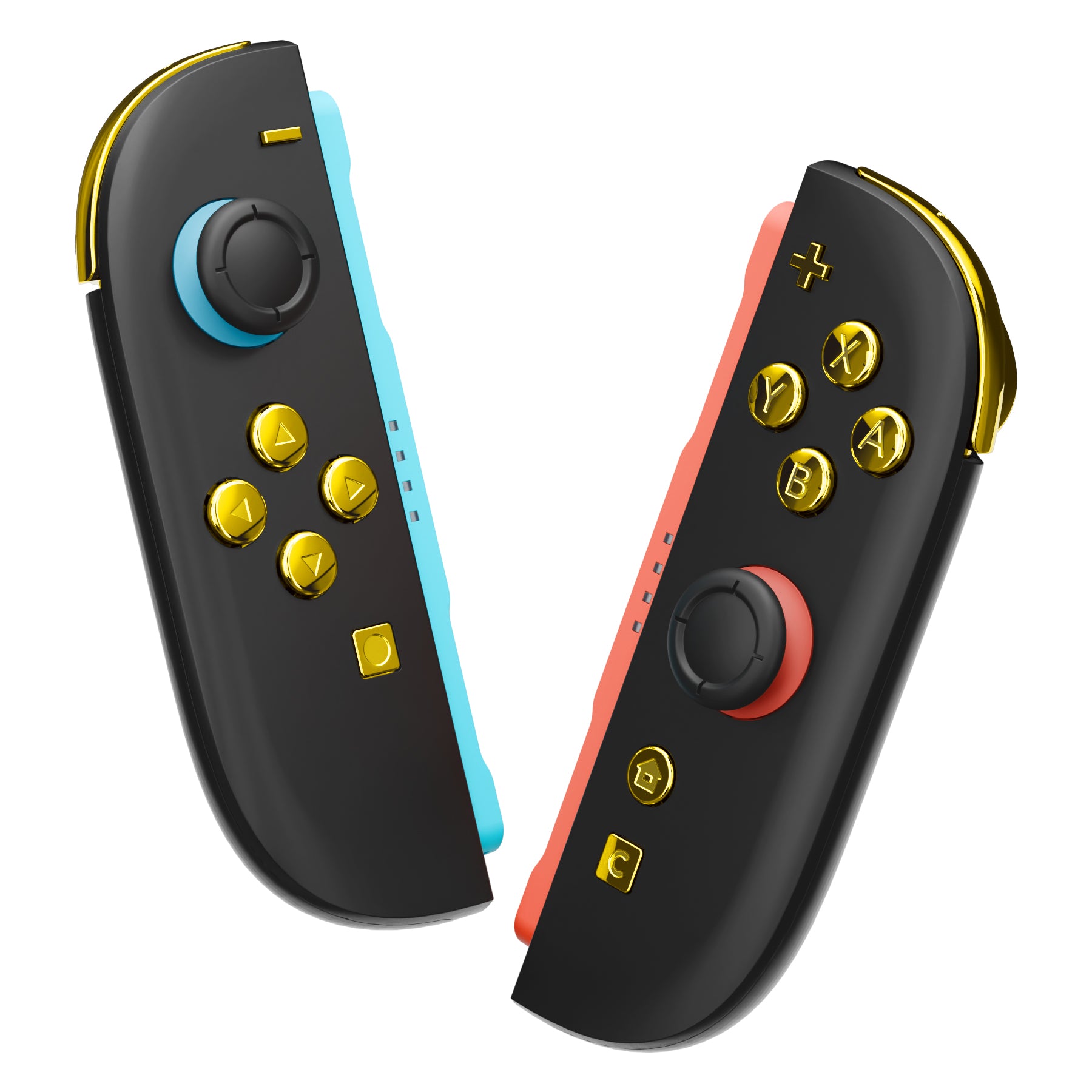 Nintendo Switch本体×2＋Proコン×4 【カスタム多数】 eXtremeRate DIY Replacement Full Set Buttons for Nintendo Switch 2