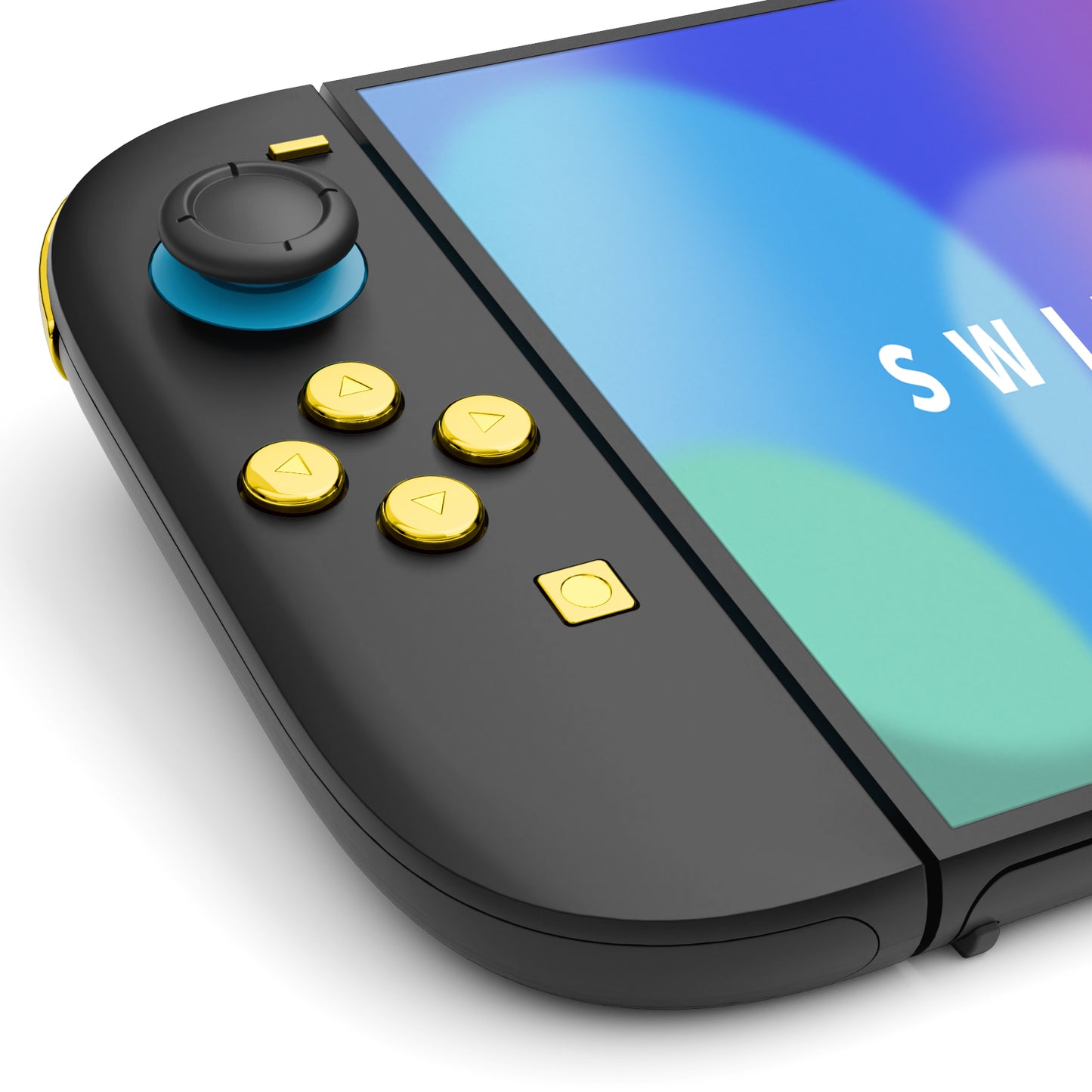 eXtremeRate DIY Replacement Full Set Buttons for Nintendo Switch 2 - Chrome Gold