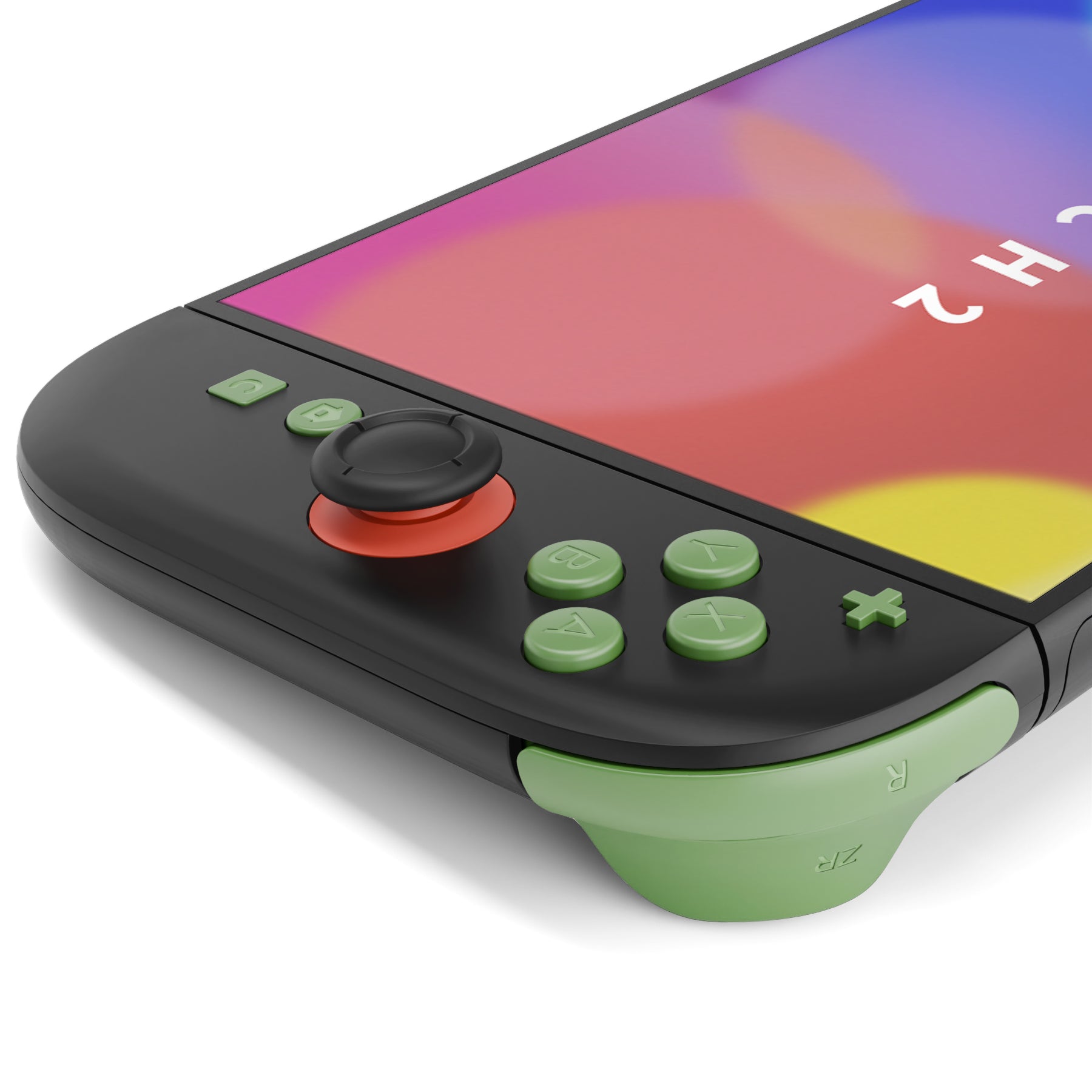 Nintendo Switch ラベンダーとグリーン 本体 eXtremeRate DIY Replacement Full Set Buttons for Nintendo Switch 2