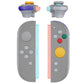eXtremeRate DIY Replacement Full Set Buttons for Nintendo Switch 2 - New Hope Gray & SwitchCube Blue Green