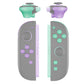 eXtremeRate DIY Replacement Full Set Buttons for Nintendo Switch 2 - Purple & Green