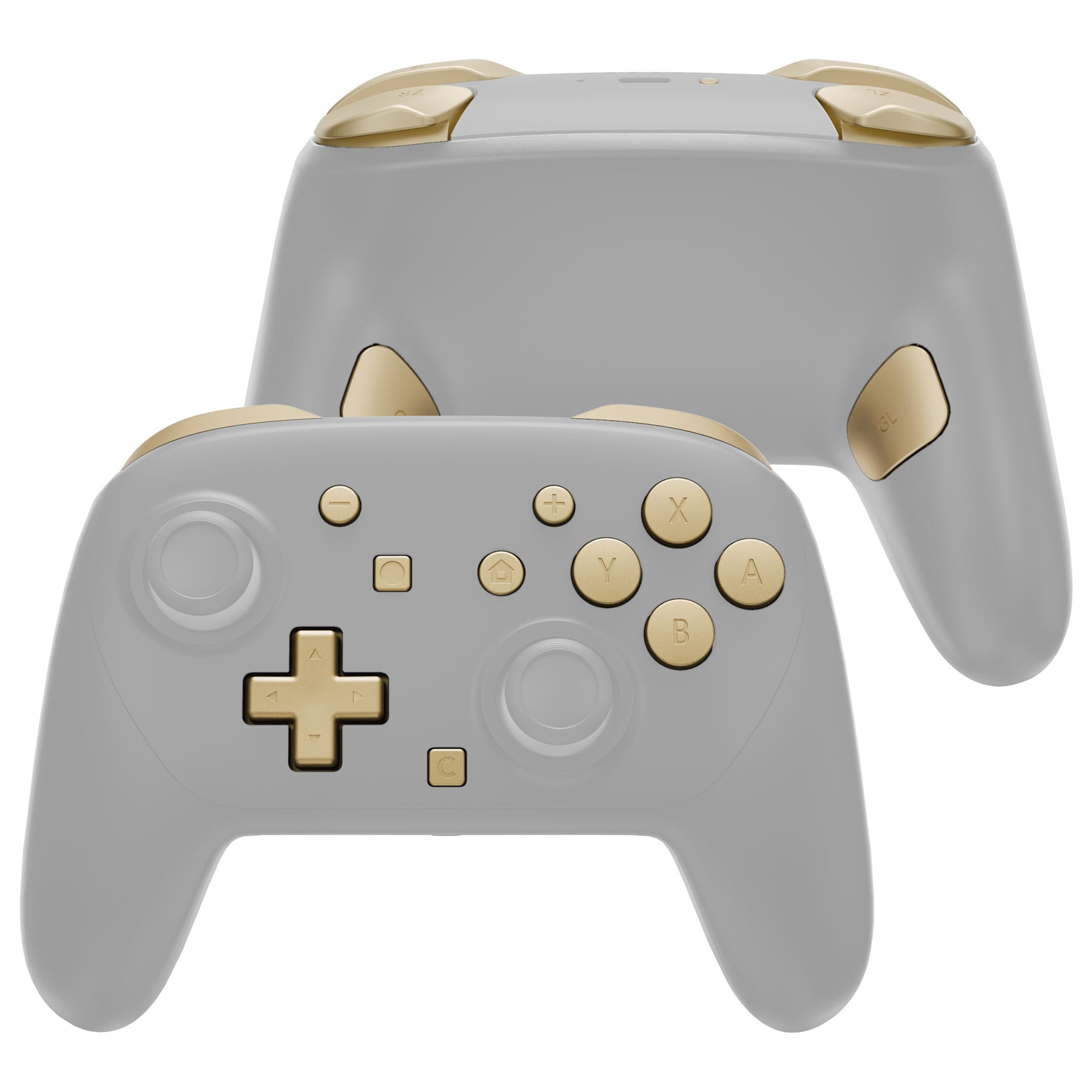 eXtremeRate DIY Replacement Full Set Buttons for Nintendo Switch 2 Pro ...