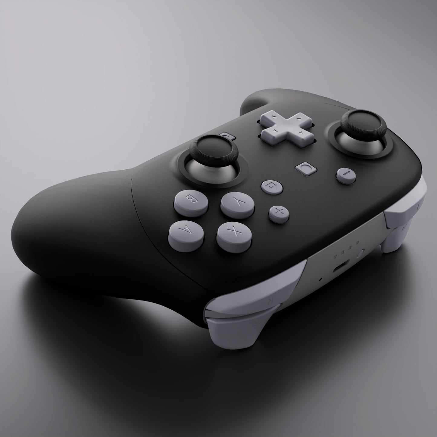 eXtremeRate DIY Replacement Full Set Buttons for Nintendo Switch 2 Pro Controller - New Hope Gray