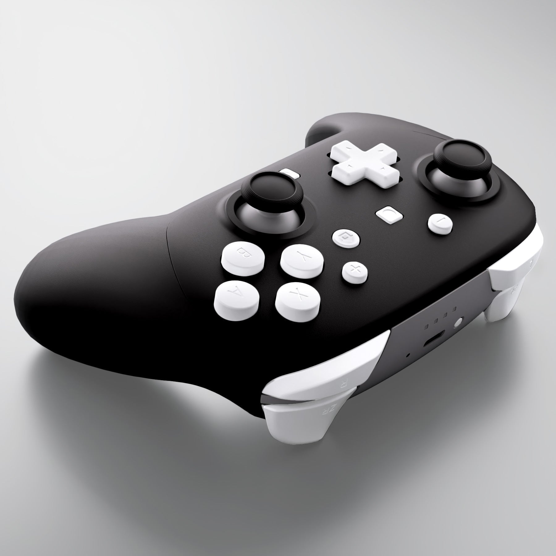 eXtremeRate DIY Replacement Full Set Buttons for Nintendo Switch 2 Pro Controller - White eXtremeRate