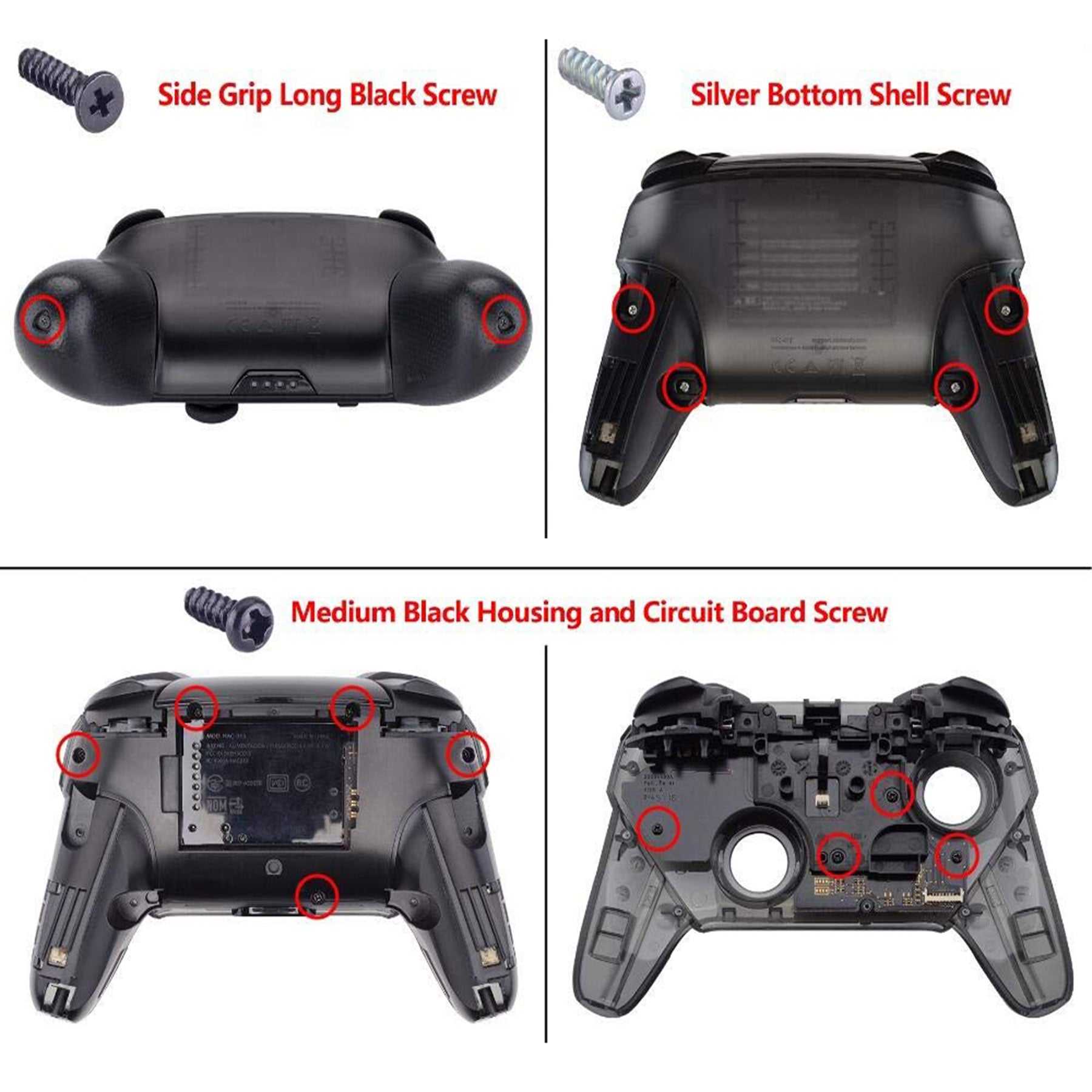 eXtremeRate DIY Replacement Full Set Buttons for Nintendo
