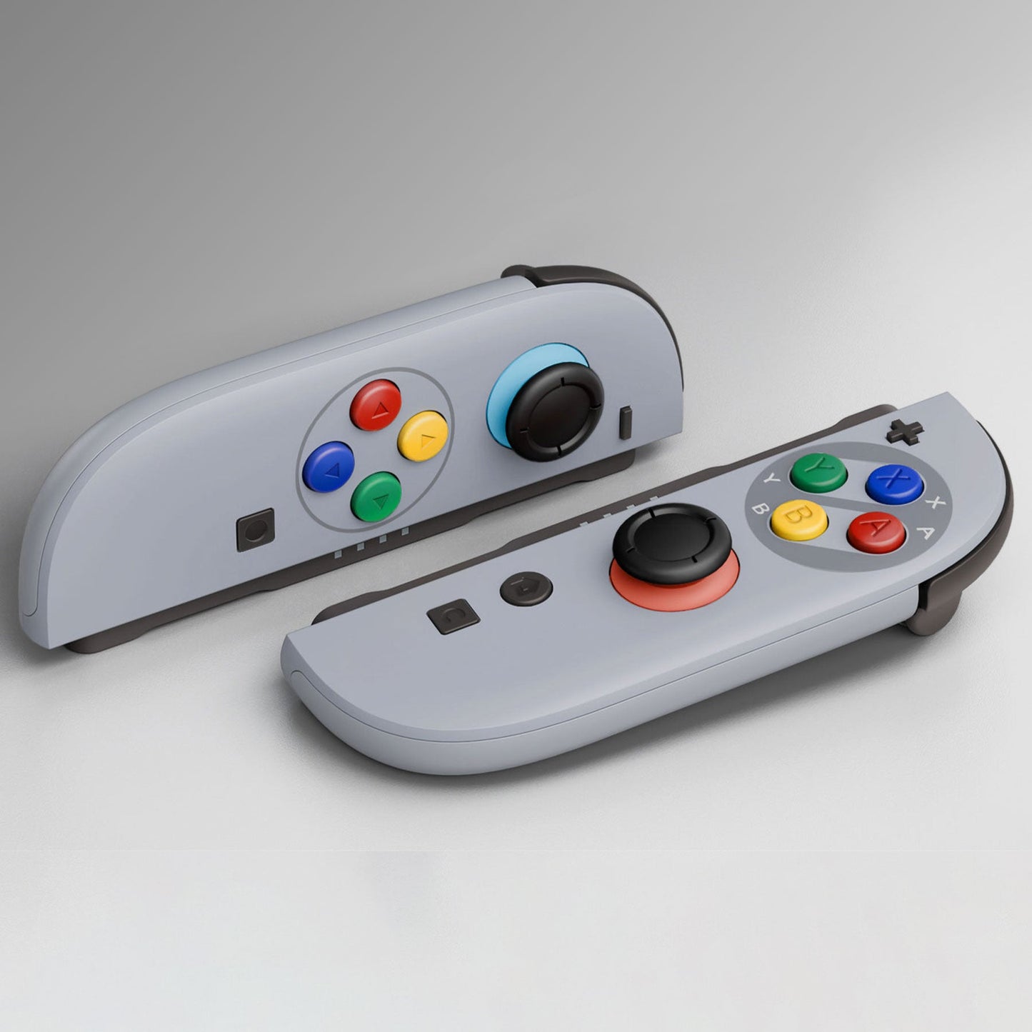 eXtremeRate DIY Replacement Full Set Shell Case with Buttons for Joycon 2 of Nintendo Switch 2 - Deluxe Version - SFC SNES Classic EU Style eXtremeRate