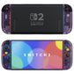eXtremeRate DIY Replacement Full Set Shell Case with Buttons for Joycon 2 of Nintendo Switch 2 - Essence Version - Clear Atomic Purple