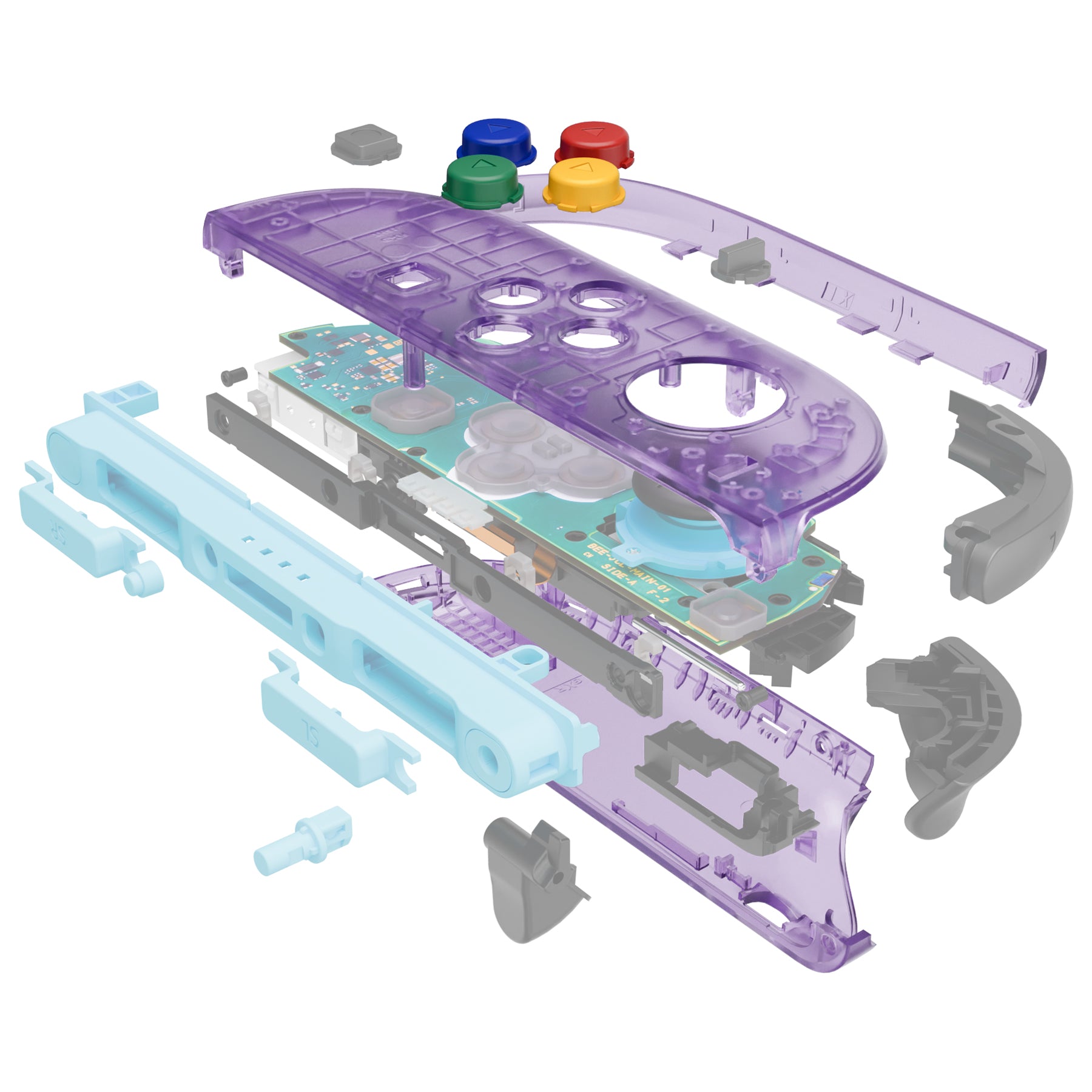 eXtremeRate DIY Replacement Full Set Shell Case with Buttons for