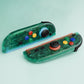 eXtremeRate DIY Replacement Full Set Shell Case with Buttons for Joycon 2 of Nintendo Switch 2 - Essence Version - Emerald Green