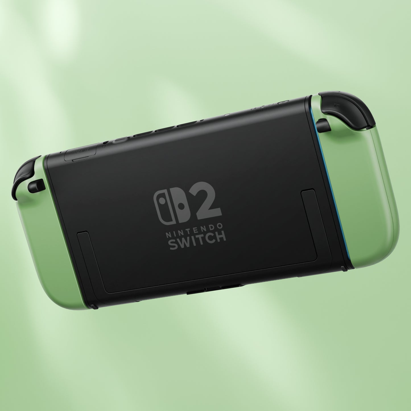 eXtremeRate DIY Replacement Full Set Shell Case with Buttons for Joycon 2 of Nintendo Switch 2 - Essence Version - Matcha Green