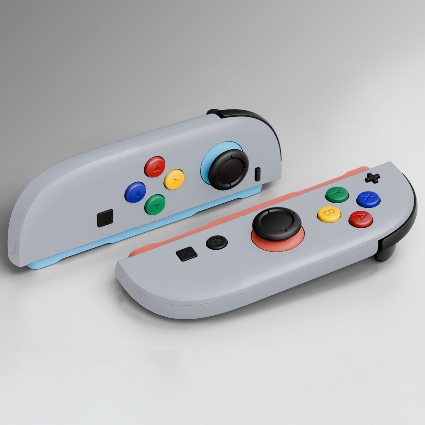 eXtremeRate DIY Replacement Full Set Shell Case with Buttons for Joycon 2 of Nintendo Switch 2 - Essence Version - New Hope Gray