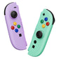 eXtremeRate DIY Replacement Full Set Shell Case with Buttons for Joycon 2 of Nintendo Switch 2 - Essence Version - Purple & Green