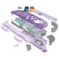 eXtremeRate DIY Replacement Full Set Shell Case with Buttons for Joycon 2 of Nintendo Switch 2 - Essence Version - Clear Purple & Green