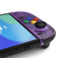eXtremeRate DIY Replacement Full Set Shell Case with Buttons for Joycon 2 of Nintendo Switch 2 - Essence Version - Clear Purple & Green