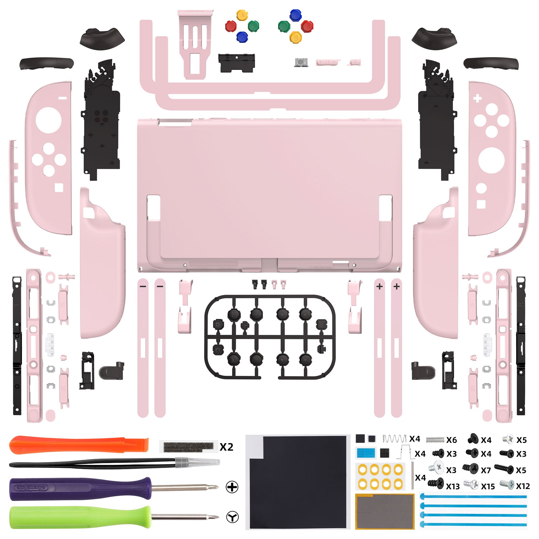 eXtremeRate DIY Replacement Full Set Shells with Buttons for