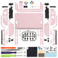 eXtremeRate DIY Replacement Full Set Shells with Buttons for Nintendo Switch 2 - Deluxe Version - Cherry Blossoms Pink