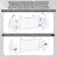 eXtremeRate DIY Replacement Full Set Shells with Buttons for Nintendo Switch 2 - Deluxe Version - Clear